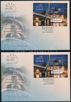 2025 950 éves Szolnok fogazott és vágott blokk azonos sorszámmal