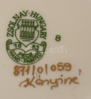 Zsolnay búzavirág mintás váza Kézzel festett, jelzett, hibátlan 27 cm