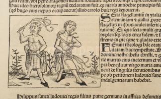 1493 Ősnyomtatvány - a híres Schedel krónika Magyar vonatkozású lapja, rajta középkori uralkodók és ...