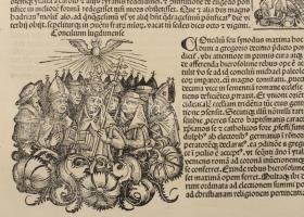 1493 Ősnyomtatvány - a híres Schedel krónika Magyar vonatkozású lapja, rajta középkori uralkodók és ...