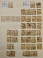 1900-1940 Nagy magyar rendező / készlet 6 db A/4 + 4 közepes berakóban + egy köteg berakólapon. Rend...