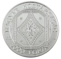 2002. 3000Ft Ag "200 éves az Országos Széchenyi Könyvtár" kapszulában, dísztokban, tanúsítvánnyal T:BU Adamo EM179