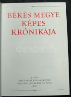 Békés megye képes krónikája, Békés megye körgyűlésének milleniumi bizottsága, 2001, aranyozott kiadói papírkötésben, színes tékával 405p rengeteg képpel