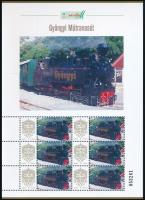 2025 Gyöngyi Mátravasút megszemélyesített hatos kisív dísztokban