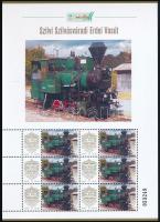 2025 Szilvi Szilvásváradi Erdei Vasút megszemélyesített hatos kisív dísztokban