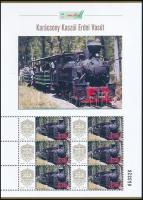 2025 Karácsony Kaszói Erdei Vasút megszemélyesített hatos kisív dísztokban