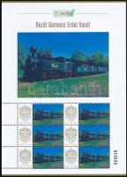 2025 Rezét Gemenci Erdei Vasút megszemélyesített hatos kisív dísztokban