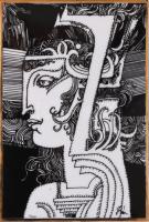 Hollóházi Szász Endre által tervezett porcelán kép, Kézzel sorszámozott 7/500. 11,5x17 cm Keretben