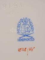 Herendi 2 db indiai kosár mintás süteményes tányér. 1518-as forma. Kézzel festett, jelzett, hibátlan...