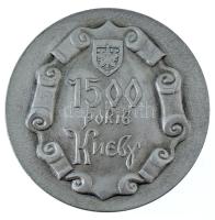 Szovjetunió 1982. "Kijev 1500 éves" kétoldalas Al emlékérem műanyag tokban, tanúsítvánnyal...