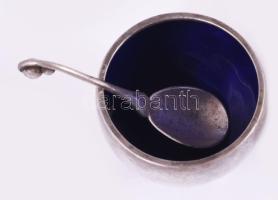 Georg Jensen ezüst (Ag) zománc betéttel, br 44,7 g 5 cm