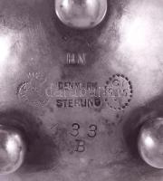 Georg Jensen ezüst (Ag) zománc betéttel, br 44,7 g 5 cm