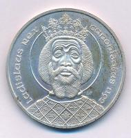 1992. 500Ft Ag "Szent László" T:BU patina Adamo EM125