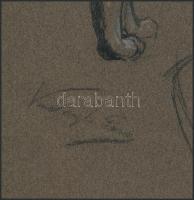 Vastagh Géza (1866-1919): Szibériai tigris. Szén, pasztell, papír. Jelezve balra lent. Proveniencia:...