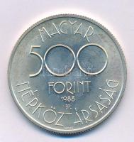 1988. 500Ft Ag "Labdarúgó Világbajnokság 1990 - három játékos" T:BU Adamo EM106