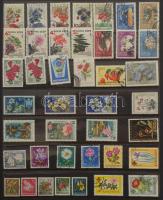 Magyar gyűjtemény, postatiszta anyag a 60-as, 90-es évekből, sok bélyegzett, szovjet és egyéb külföl...