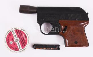 Röhm RG3 6mm flóbert startpisztoly, töltényekkel, h: 10 cm