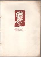 1960 "Emléklap a Nemzetközi Erkel Énekverseny és az 1960. évi Budapesti Zenei Hetek" rende...