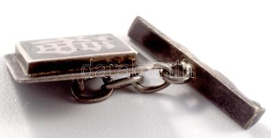 Régi vietnámi ezüst (Ag) mandzsetta pár, jelzett, 6,1g