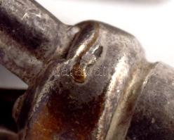 Régi monogramos ezüst (Ag) mandzsetta pár, jelzett, nettó 4,2g