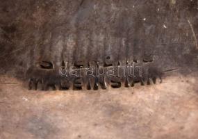 cca 1920/30, Sziám, niellós ezüst (Ag) bross, gyűrű m:49, fél fülbevaló, jelzett, 15,1g