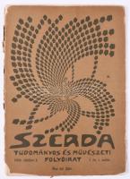 Szerda. Tudományos és művészeti folyóirat. 1906. I. évf. 1-4. szám.: Szerkesztő és laptulajdonos Gun...