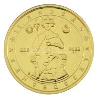 2022. 10.000Ft Au "II. András Aranybullája" kapszulában, tanúsítvánnyal, színes MNB tájékoztatóval (0,5g/0.999) T:BU Hungary 2022. 10.000 Forint Au "Golden Bull of 1222" in capsule, with certificate and information (0,5g/0.999) C:BU Adamo EM456