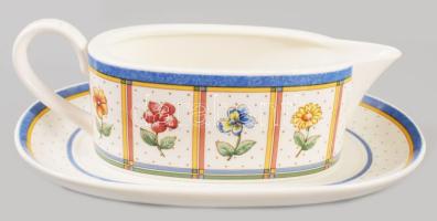 Villeroy &amp; Boch "Julie" összeállítás: kiöntő, szószkiöntő alátéttel, gyertyatartó,...