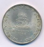 1948. 20Ft Ag "Táncsics" T:AU,XF patina Adamo EM3