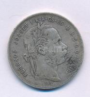 1878KB 1Ft Ag "Ferenc József / Középcímer" T:VF-F patina, kis ph.
Adamo M15