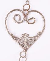 2 db nagy méretű függő fém gyertyatartó 60cm