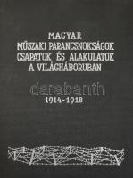 Jacobi Ágost (szerk.): Magyar műszaki parancsnokságok, csapatok és alakulatok a világháborúban. Bp., 1938, Közlekedési Nyomda Kft., 4 sztl. lev.+ 759 p. Gazdag fekete-fehér képanyaggal illusztrálva. Kiadói ezüstözött egészvászon-kötés, a gerincen kis sérülésekkel, belül a lapok nagyrészt jó állapotban.