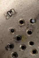 Ezüst (Ag) ópium pipa, jelzett, 51g, 23 cm