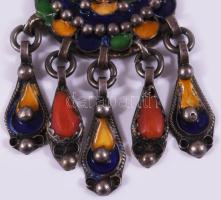 Ezüst (Ag) függő, zománcozott, függesztője nem ezüst, bruttó 16,2g