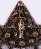 Filigrán nyakék kő rárakásokkal