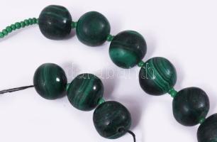 Malachit nyaklánc és kakrkötő