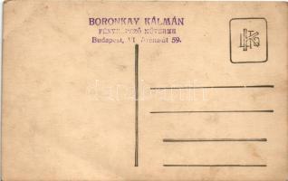 Budapest, Gulyás József cipészmester üzlete, cipőszalon, előtte a személyzet. Boronkay Kálmán photo ...