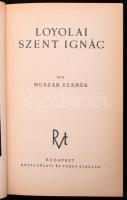 Huszár Elemér: Loyolai Szent Ignác. Bp.,1940,Rózsavölgyi és Társa. Kiadói egészvászon-kötés, 286p.