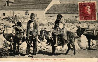 1917 Cetinje, Cettinje, Cettigne; Zigeuner. A. Reinwein / Les Tziganes / Gipsy folklore. TCV card