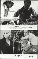 cca 1989 előtt készült, "A cápa 2." című amerikai film jelenetei és szereplői, 8 db vintag...