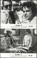 cca 1989 előtt készült, "A cápa 2." című amerikai film jelenetei és szereplői, 8 db vintag...