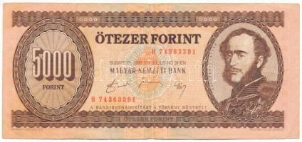 1990. 5000Ft "H 74363391" T:F Adamo F49