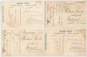 Shkoder, Shkodra, Skadar, Skodra, Scutari, Skutari; 4 db katonai témájú képeslap, hátoldalon Kriegsm...