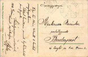 1916 Shkoder, Shkodra, Skadar, Skodra, Scutari, Skutari; La forteresse et la mosquée de plomb en Aja...