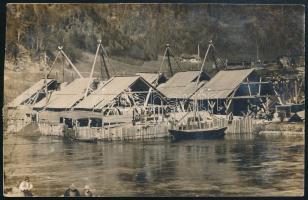 1926 Képeslap Ausztriából 400K + 8f vegyes portózással Budapestre / Postcard from Austria with mixed...
