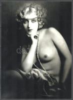 cca 1929 Demeter Károly (1892-1983) budapesti fényképész és fotóművész aktfotó gyűjteményéből 3 db m...