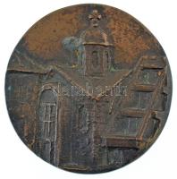 1981. "Szeminárium - Püspöki széklak - Nyíregyháza - 1912, 1950 - Megújítva, megújulva - 1977, 1981" kétoldalas bronz emlékérem nem saját tokban (79mm) T:XF