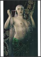 cca 1929 Demeter Károly (1892-1983) budapesti fényképész és fotóművész aktfotóiból 3 db modern nagyí...