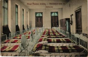 Budapest XII. Mayer Ferenc árvaház (ma a Pannonia Sacra Katolikus Általános Iskola), hálóterem, belső. Városmajor utca 31. (EK)