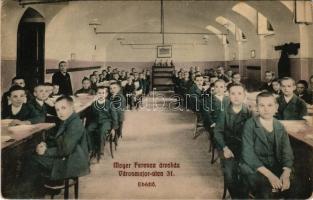 1946 Budapest XII. Mayer Ferenc árvaház (ma a Pannonia Sacra Katolikus Általános Iskola), ebédlő, belső. Városmajor utca 31. (EK)